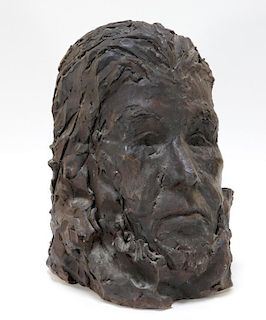 Life Size Pottery Sculpture Bust of a Quaker Man