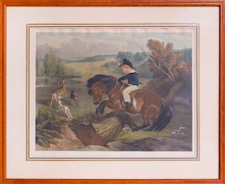 AFTER SIR EDWIN LANDSEER (1802-1873): THE FIRST LEAP; AND THE YOUNG MOUNTAINEER