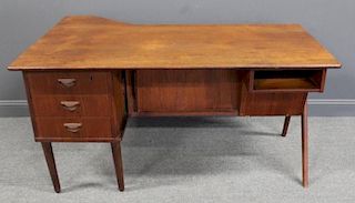 MIDCENTURY Desk With Tambour Front.
