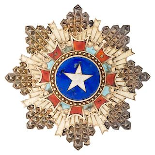 A CHINESE ORDER OF THE BRILLIANT STAR, 2ND CLASS