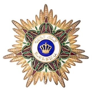A GRAND CROSS SET OF THE IRAQI ORDER OF THE TWO RIVERS