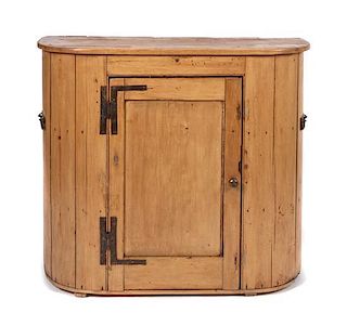 A Country Pine Kitchen Cupboard Height 38 x width 42 x depth 13 inches.