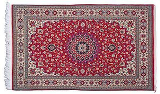 A Persian Style Rug 5 feet 8 inches x 3 feet 6 inches.