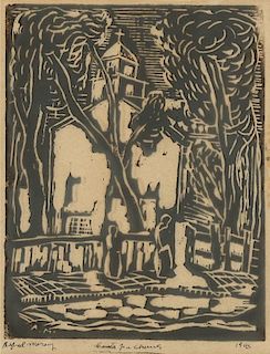 Alfred Morang (1901-1958), "Two Woodblock prints"