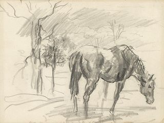 Randall Davey (1887-1964), "Untitled (Horse Sketch)"