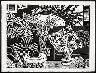 Phyllis Sloane (1921-2009), "Interior"