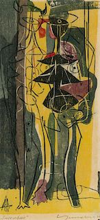 Adja Yunkers (1900-1983), "Succubae"