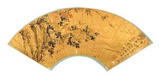 * Lu Zhi, (1496-1576), Flowers and Rockery