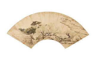 * Wen Dian, (1633-1704), Riverscape