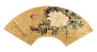 * Lin Fuchang, (QING DYNASTY), Flowering Peonies