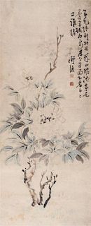 Attributed to Chen Daofu, (1482-1539), Peonies
