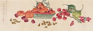 Attributed to Ding Fuzhi, (1879-1949), Fruits