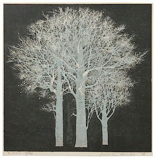 Hoshi Joichi, (1913-1979), Silver Trees