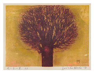 Hoshi Joichi, (1913-1979), Golden Trees