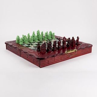 Vintage Chinese Chess Set