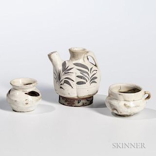 Three Miniature Cizhou-style Wares