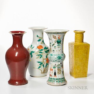 Four Ceramic Vases