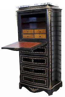 Victorian Inlaid Jewelry Armoire