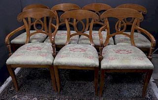(7) Biedermeyer Style Dining Chairs