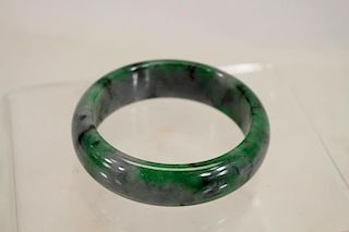 Carved Chinese Stone Bangle