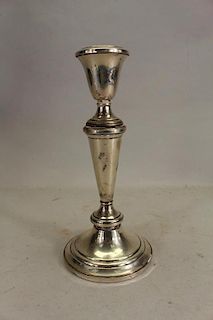 Fisher, Sterling Silver Weighted Candlestick