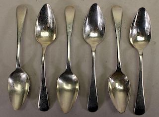 Sheffield Silverplate Spoons (6)