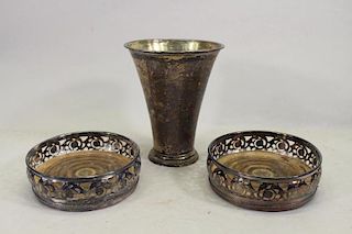 Antique Swedish Gilt Silver Beaker Cup