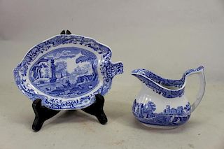 (2) Spode Porcelain Pieces