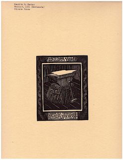 (8) Maurits Cornelis Escher (1898-1972) Woodcuts