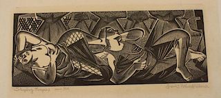 Louis Hechenbleikner (1893-1963)Wood engraving