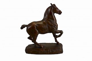 Antoine-Louis Barye (1795 - 1875) Horse Statue