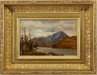 Fine 19th C. Hudson River School Landscape
