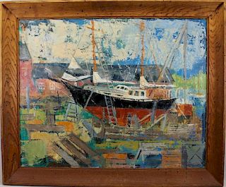 Johanna Secor (20th Century) "Johnson's Boat"