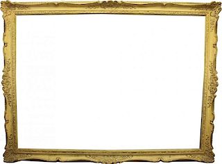 Carved European Style Wooden Frame