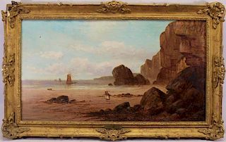 Samuel Yates Johnson, 1900 Coastal Painting