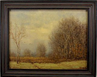 American School, Painting of Wooded Landscape