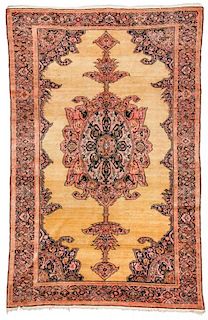 Fine Antique Malayer Rug, Persia: 4'4'' x 6'6''