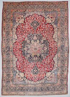 Antique Meshed Rug, Persia: 10'6'' x 15'2''