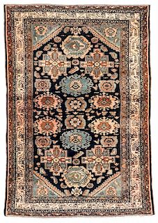 Antique Hamadan Rug, Persia: 5'4'' x 6'3''