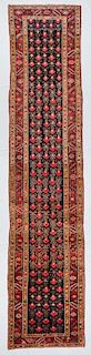Antique West Persian Kurd Rug: 3'7'' x 15'11''