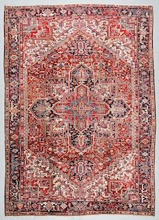 Antique Heriz Rug, Persia: 7'11'' x 11'3''