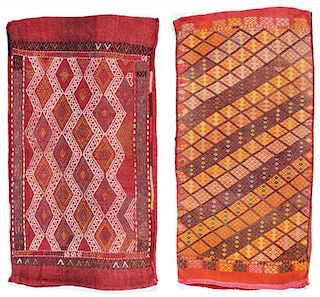 2 Antique Turkish Cicim Kilim Bags