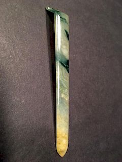 OLD Chinese Green Jade (feicui) hair pin