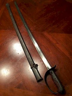 OLD Japanese Sword with Scabbard, WWII or earlier, 35" long