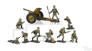Lineol composition field artillery soldiers
