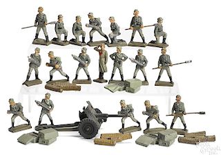 Lineol composition artillery soldiers