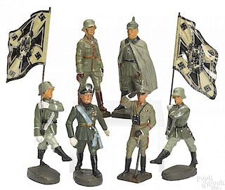 Lioneol painted composition personality soldiers