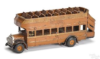 Arcade cast yellow coach Fifth Avenue Buss bus
