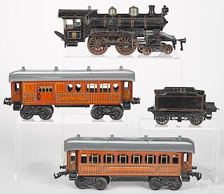 Bing gauge 1 four-piece passenger train set