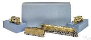 Max Gray HO D & RGW 4-6-6-4 brass locomotive